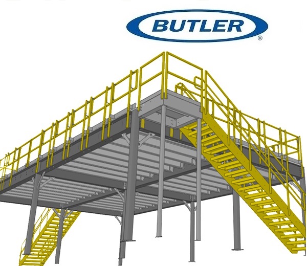 20x36 Steel mezzanines from Butler Manufacturing