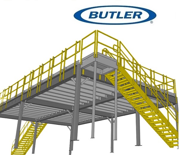 60x60 Steel mezzanines from Butler Manufacturing